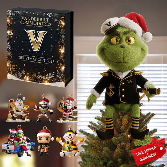 VDBC 2025 Acrylic Christmas Tree Topper & Ornament Bundle - Exclusive Festive Fan Collectible Gift Set